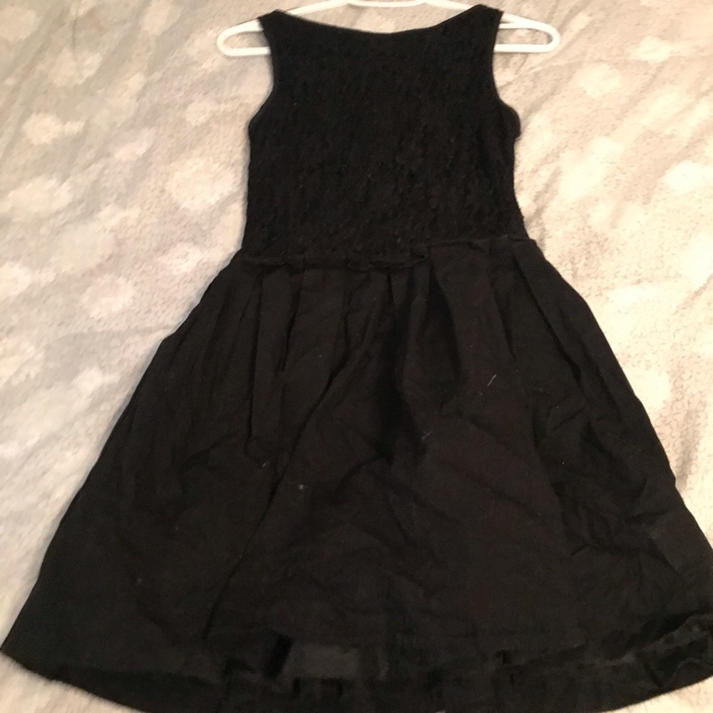 Black lace dress